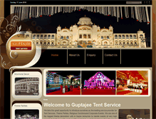 Tablet Screenshot of guptajeetentservice.com